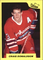 1989-90 7th Inning Sketch OHL #7 Craig Donaldson