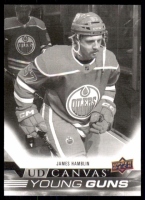 2022-23 Upper Deck UD Canvas Black and White #C375 James Hamblin YG