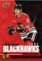 2025-26 Upper Deck Chicago Blackhawks Centennial #25 Ilya Mikheyev