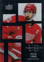 2024-25 Upper Deck UD Portraits Black #P39 Dylan Larkin