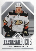2023-24 SP Authentic Freshman Focus #FF36 Pavel Mintyukov