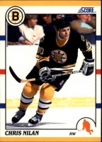 1990-91 Score Rookie Traded #22T Chris Nilan