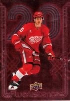 2024-25 Upper Deck Fluorescence Red #F6 Albert Johansson
