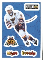1996-97 Collector's Choice Stick'Ums #S1 Wayne Gretzky