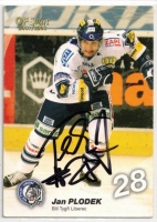 2007-08 Czech OFS #71 Jan Plodek + originln podpis