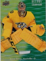 2023-24 Upper Deck Allure Color Flow Yellow Green #CF4 Juuse Saros