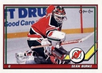 1991-92 O-Pee-Chee #67 Sean Burke