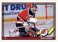 1991-92 O-Pee-Chee #67 Sean Burke