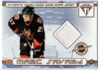 2001-02 Titanium Double-Sided Jerseys #5 Marc Savard / Roman Turek