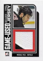 2013-14 ITG Decades 1990s Game Used Jerseys Black #M25 Michael Peca