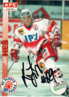 1996-97 Czech APS Extraliga #8 Ji He + podpis