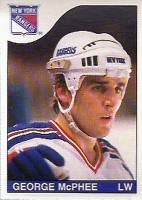 1985-86 O-Pee-Chee #252 George McPhee