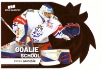 2019-20 MK Czech Ice Hockey Team Goalie School Red #5 Patrik Bartok 