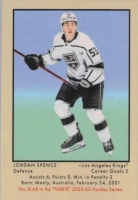 2022-23 Parkhurst Champions 51 Retros Wrapper Back #R68 Jordan Spence