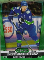 2024-25 O-Pee-Chee Rainbow Green #506 Quinn Hughes AS /33