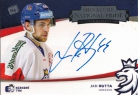 2021 MK Czech Ice Hockey Team National Pride Signatures #NPSJR Jan Rutta