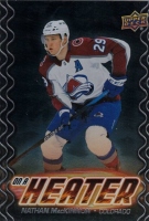 2024-25 Upper Deck On a Heater Black #OH5 Nathan MacKinnon