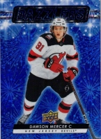 2023-24 Upper Deck Dazzlers Blue #DZ72 Dawson Mercer