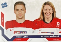 2021-22 MK Nrodn tm #92 Radan Lenc, Kateina Mrzov