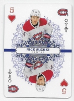 2022-23 O-Pee-Chee Playing Cards #5HEARTS Nick Suzuki