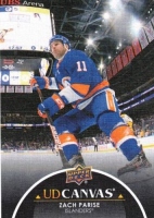 2021-22 Upper Deck Canvas Black #C321 Zach Parise