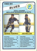 1984-85 O-Pee-Chee #367 Bernie Federko/Joe Mullen UER SL