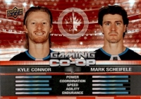 2024-25 Upper Deck Gaming Co-Op #CGO23 Kyle Connor / Mark Scheifele