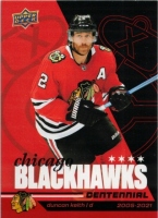 2025-26 Upper Deck Chicago Blackhawks Centennial #26 Duncan Keith
