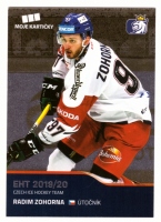 2019-20 MK Czech Ice Hockey Team Base Set #43 Radim Zohorna