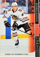 2020-21 Upper Deck Debut Dates #DD12 Dominik Kubalk