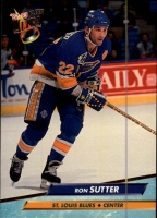 1992-93 Ultra #190 Ron Sutter