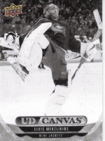 2024-25 Upper Deck UD Canvas Black and White #C190 Elvis Merzlikins