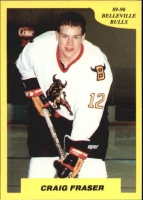 1989-90 7th Inning Sketch OHL #74 Craig Fraser