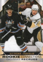 2023-24 Upper Deck Tim Hortons Greatest Duos Rookie Connection #RC1 Alex Ovechkin / Evgeni Malkin