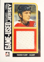 2013-14 ITG Decades 1990s Game Used Jerseys Black #M42 Theoren Fleury
