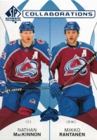2024-25 SP Authentic Collaborations Blue #C3 Nathan MacKinnon Mikko Rantanen