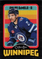 2024-25 O-Pee-Chee Retro Black #211 Dylan DeMelo