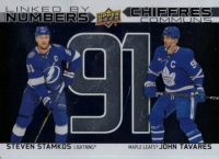 2023-24 Upper Deck Tim Hortons Greatest Duos Linked by Numbers #LN13 Steven Stamkos / John Tavares