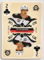 2024-25 O-Pee-Chee Playing Cards #2CLUBS Cutter Gauthier