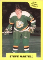 1989-90 7th Inning Sketch OHL #34 Steve Martell
