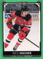 2021-22 O-Pee-Chee Green #52 Nico Hischier 40/50