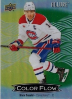 2024-25 Upper Deck Allure Color Flow Yellow Green #CFL40 Nick Suzuki