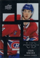 2024-25 Upper Deck UD Portraits Black #P90 Logan Mailloux