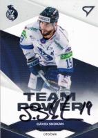 2022-23 Team Power #TP18 Dvid Skokan + originln podpis