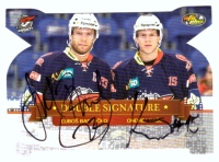 2013-14 OFS plus Double Signature #DS 06 Lubo Barteko Ondej Kae