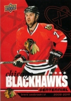 2025-26 Upper Deck Chicago Blackhawks Centennial Bronze #12 Brent Seabrook