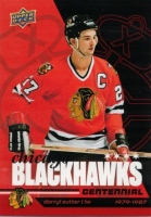 2025-26 Upper Deck Chicago Blackhawks Centennial #31 Darryl Sutter