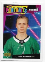 2020-21 Upper Deck UD Portraits #P72 Joel Kiviranta
