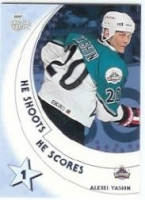 2002-03 BAP All-Star Edition He Shoots He Scores Points #8 Alexei Yashin 1 pt.
