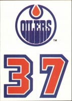 1989-90 Topps Sticker Inserts #33 Edmonton Oilers DP